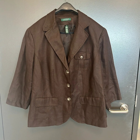 Lauren Ralph Lauren Brown Blazer - Picture 5 of 8